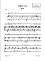 Berceuse op. 38 - SAINT-SAËNS - Partition - Violon